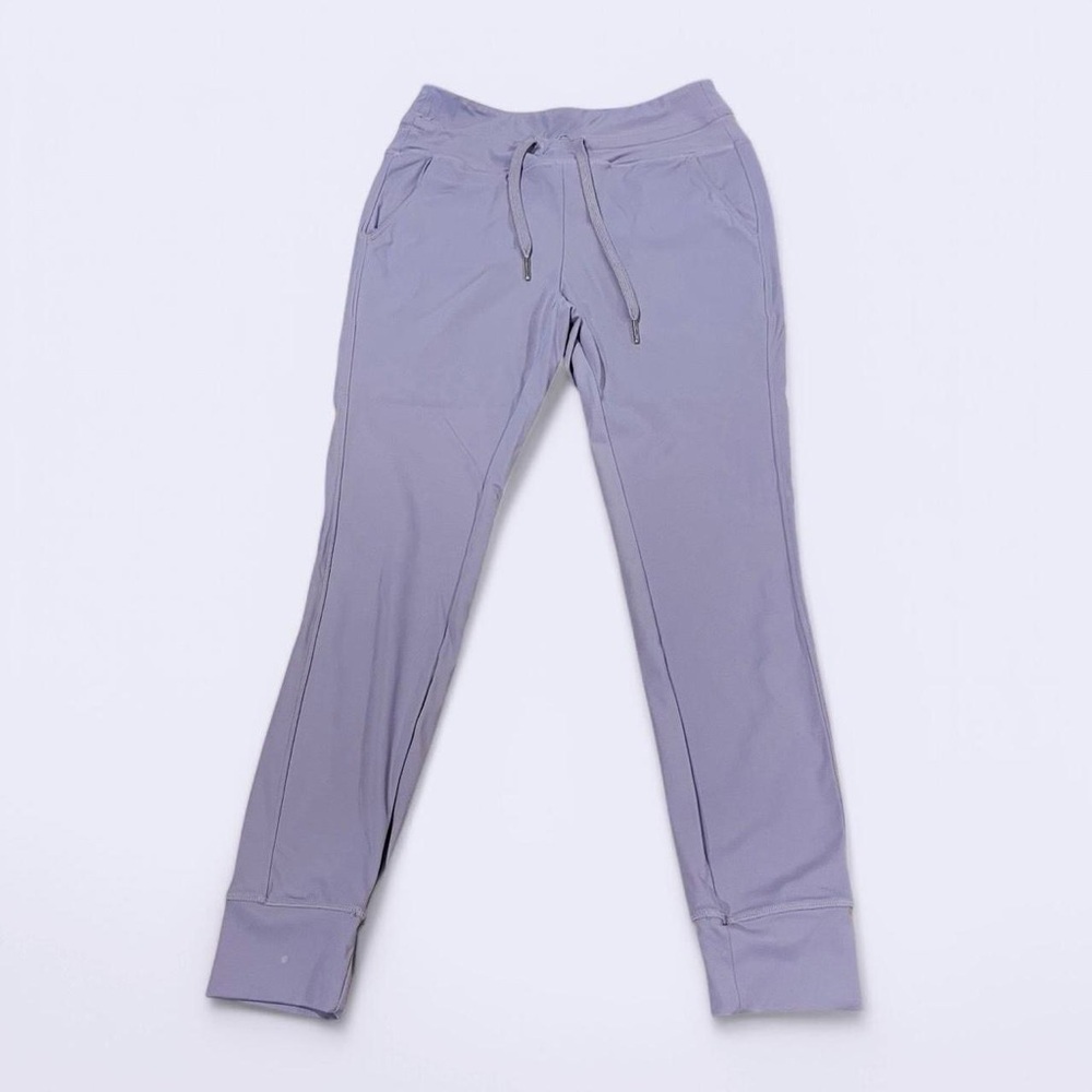Purple Joggers Pocketed Workout Pants Medium